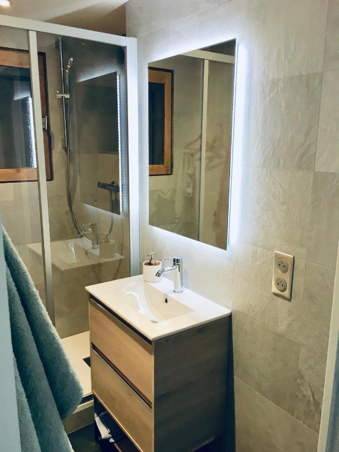 Appartement cosy et chaleureux à Megève avec vue sur le Mont Blanc Demi-Quartier Exterior foto