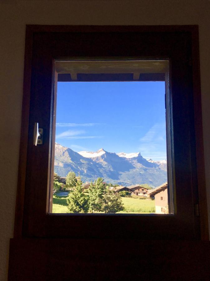 Appartement cosy et chaleureux à Megève avec vue sur le Mont Blanc Demi-Quartier Exterior foto